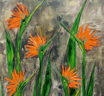 Schilderij van de Belgische schilderes Annie Van de Boel