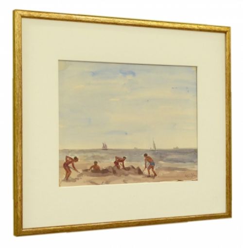 Waterverfschilderijtje uit 1971