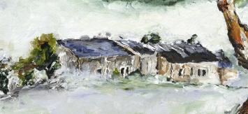 Expressief schilderij uit 2019