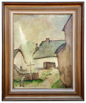 Schilderij van de Belgische kunstenaar Anto Diez