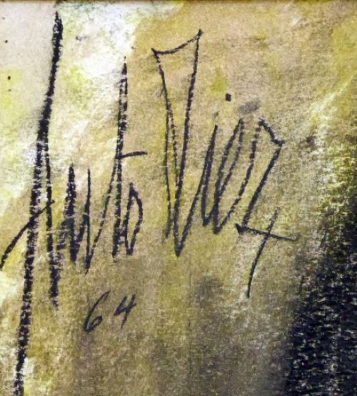 Schilderij van de Belgische kunstenaar Anto Diez