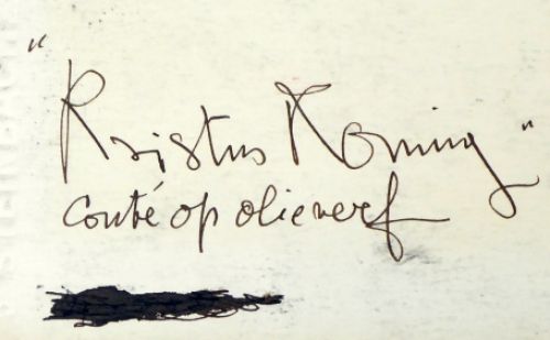 Schilderij van de expressionistische kunstenaar Anto Diez