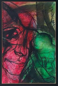 Expressief kunstwerk van de artist Anto Diez
