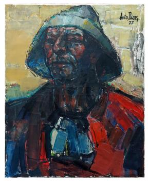 Schilderij van de Belgische kunstenaar Anto Diez