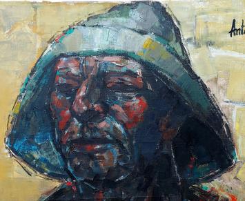 De Belgische kunstenaar Anto Diez