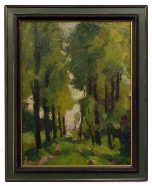 Olieverfschilderij van de Belgische schilder Antoon Luyckx