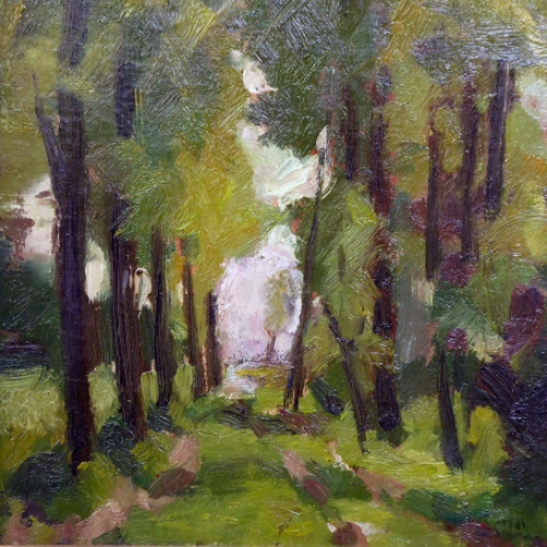 Klassiek olieverfschilderij van Antoon Luyckx uit 1941