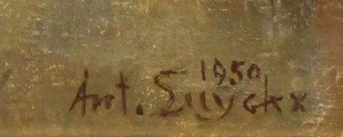 Belgische kunstenaar Antoon Luyckx