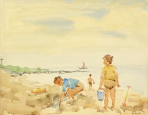 De Belgische kunstenaar Antoon Luyckx werkje uit 1961