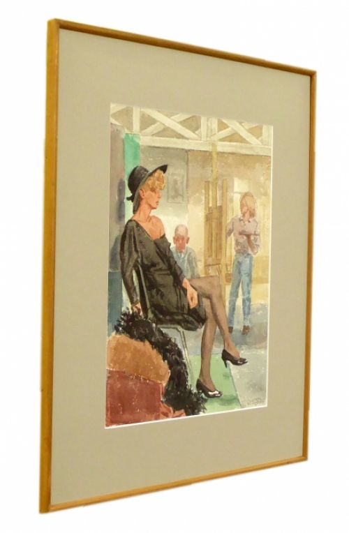 Schilderij Belgische kunstschilder Antoon Luyckx