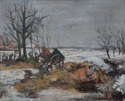 Schilderij van de Belgische kunstenaar Antoon Marstboom kopen