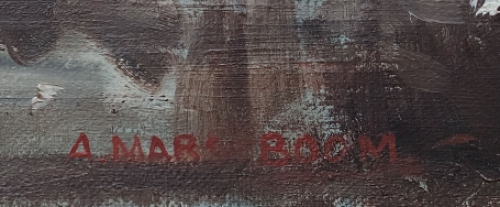 De Belgische kunstenaar Antoon Marstboom