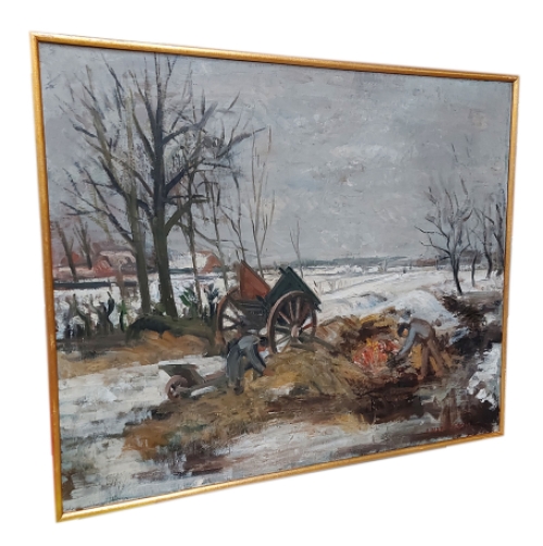 Expressief expressionistisch schilderij van Antoon Marstboom