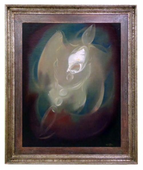 Schilderij van Antoon Luyckx onderwaterballet