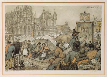 De Nederlandse kunstenaar Anton Pieck