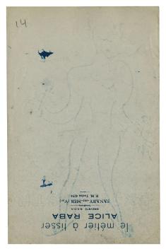 Tekening van de Belgische kunstenaar Ernst Engel-Pak