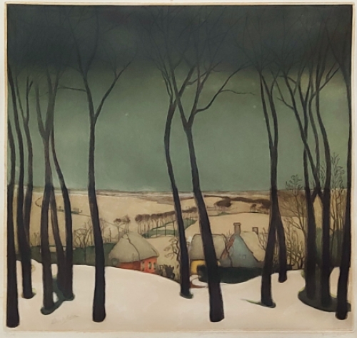 Armand Apol  en een gelimiteerde kleurenlitho