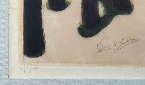 Gesigneerde litho van A. Apol kopen