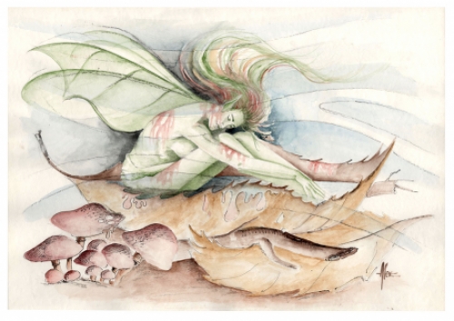 Aquarelle van Alex De Carne