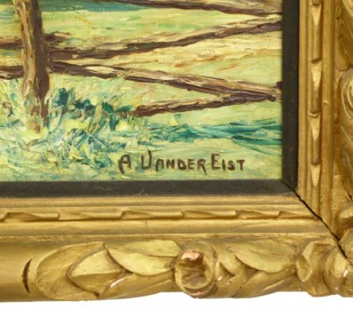 De Belgische kunstschilder Armand van der Elst