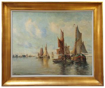 Olieverfschilderij van Henri Arden