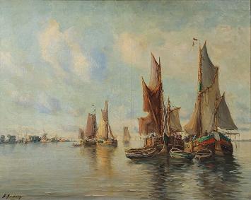 De Belgische kunstschilder Henri Arden