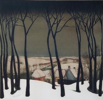 Armand Apol  en een gelimiteerde kleurenlitho