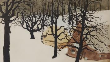 Armand Apol  en een gelimiteerde kleurenlitho