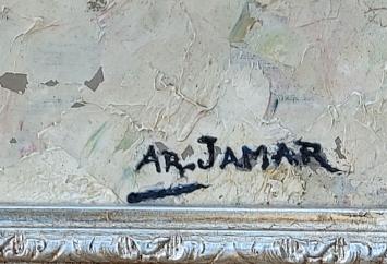 De Belgische kunstschilder Armand Jamar