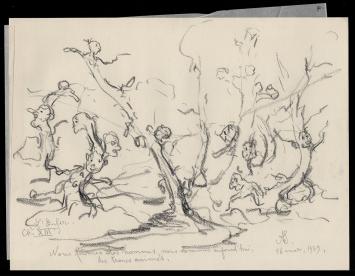 Potloodschets van de Belgische kunstenaar Armand Jamar kopen