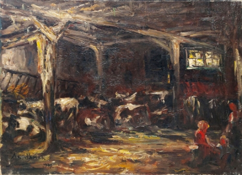Armand Jamar Belgische impressionistische kunstschilder en tekenaar