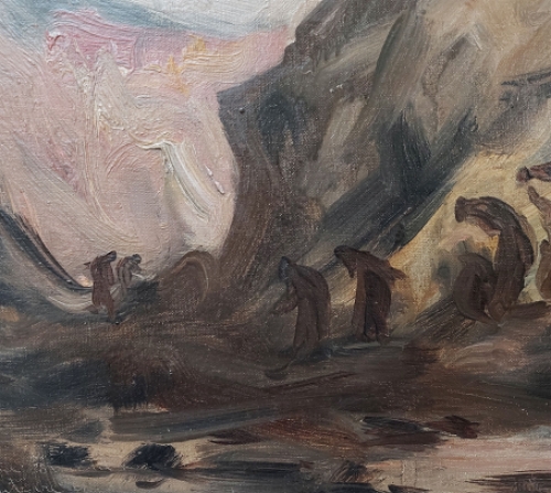 Schilderij van La divine comédie