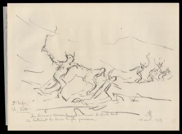 Potloodtekening van de Belgische kunstenaar Armand Jamar kopen