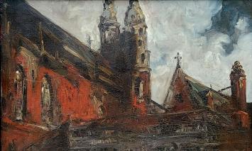 De Belgische kunstschilder Armand Jamar