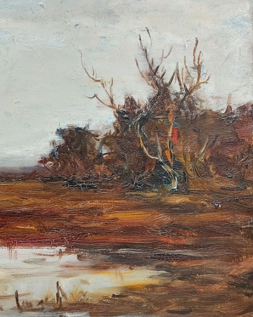 Schilderij van A. Jamar uit 1943