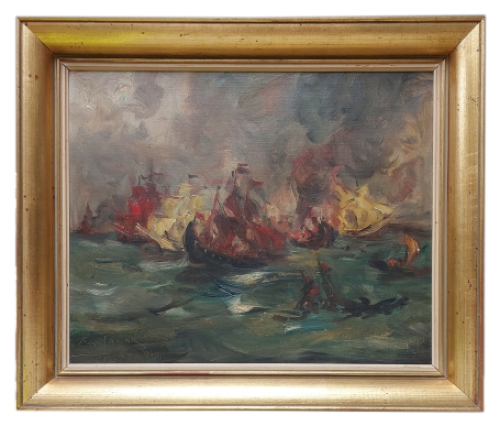 Schilderij van de Belgische kunstschilder Armand Jamar kopen