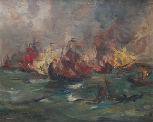 Armand Jamar Belgische impressionistische kunstschilder en tekenaar