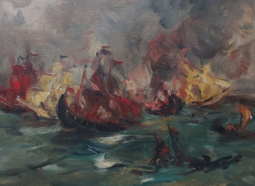 Schilderij van A. Jamar uit 1938 kopen