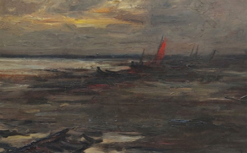 Schilderij van A. Jamar uit 1932