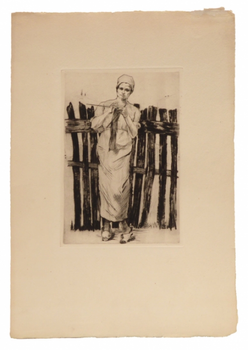 Ets van de Belgische etser Armand Rassenfosse