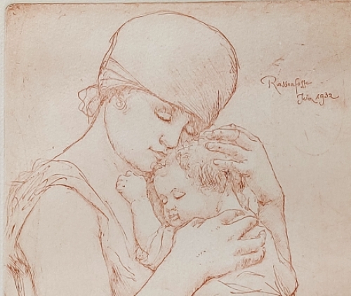 Moeder met kind 1932