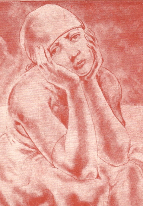 Litho uit 1926 van de Belgische kunstenaar Armand Rassenfosse uit Luik