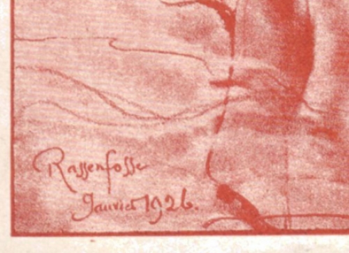 Naaktlitho uit 1924 van Rassenfosse