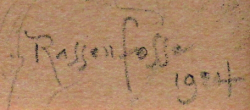 Naaktlitho uit 1924 van Rassenfosse