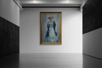 Statige dame – Oil on canvas – Ignace Kennis