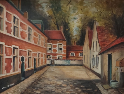 De Belgische kunstenaar Arthur Peeters