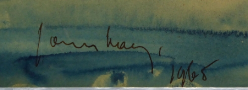 Aquarel vanc gemaakt in 1965