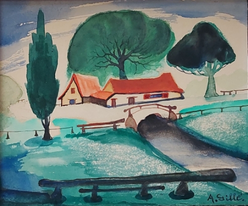 Schilderij van August Gillé kopen