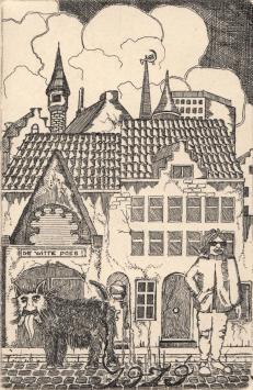Gravure van Eddy Ausloos, gesigneerd en genummerd