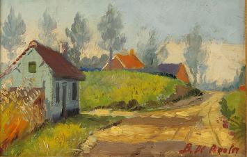Origineel schilderij van Bernard De Pooter kopen